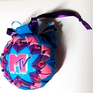 MTV astronaut Handmade Christmas Ornament